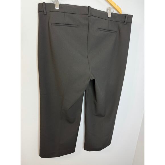 J. CREW High Rise Peyton Wide Leg Pant Four Season Stretch Black Women's 18 New - Picture 4 of 12